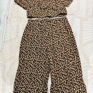 Forever 21 Animal Print Jumpsuit